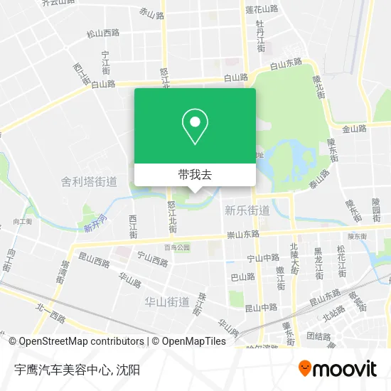 宇鹰汽车美容中心地图