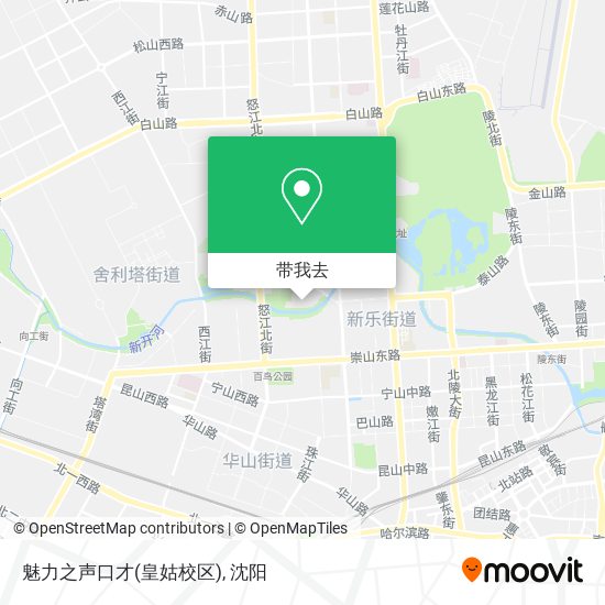 魅力之声口才(皇姑校区)地图
