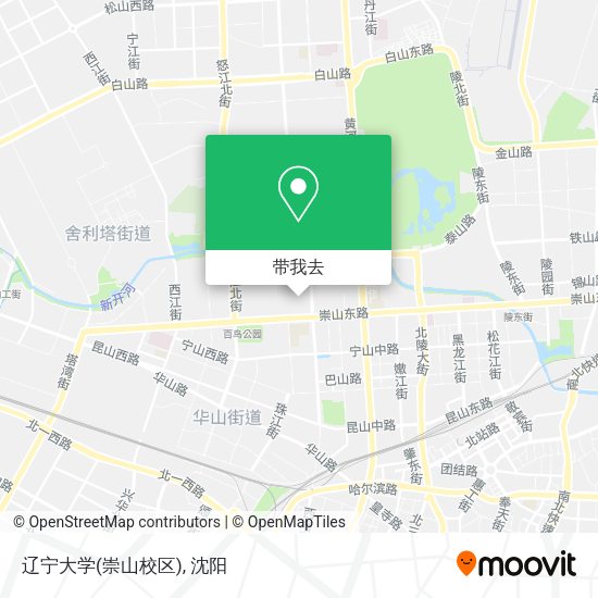 辽宁大学(崇山校区)地图