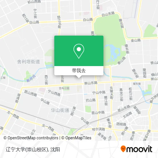 辽宁大学(崇山校区)地图