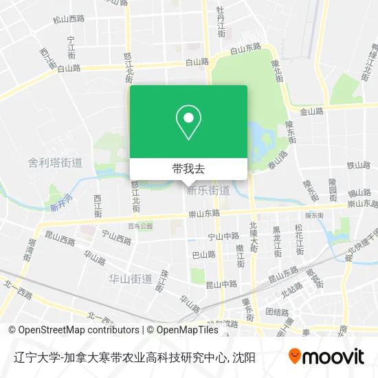 辽宁大学-加拿大寒带农业高科技研究中心地图