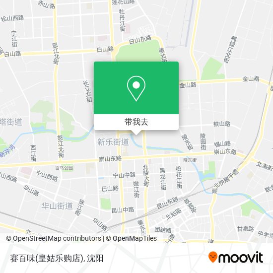 赛百味(皇姑乐购店)地图