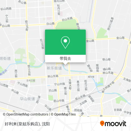 好利来(皇姑乐购店)地图