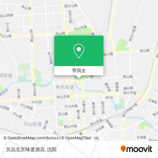 京品北京味道酒店地图
