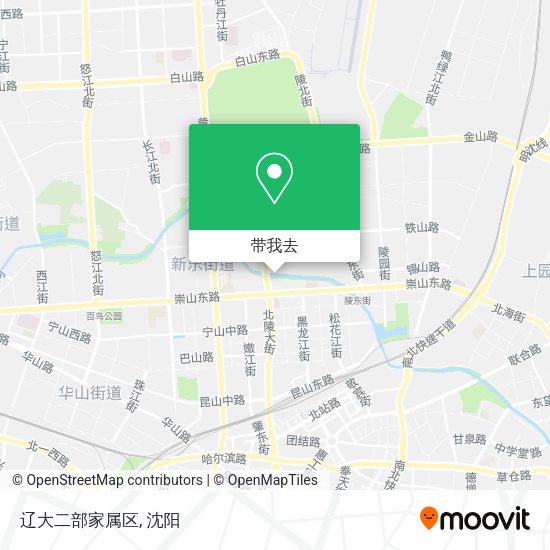 辽大二部家属区地图