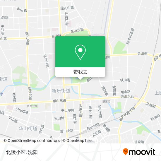 北陵小区地图