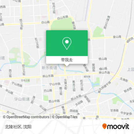 北陵社区地图