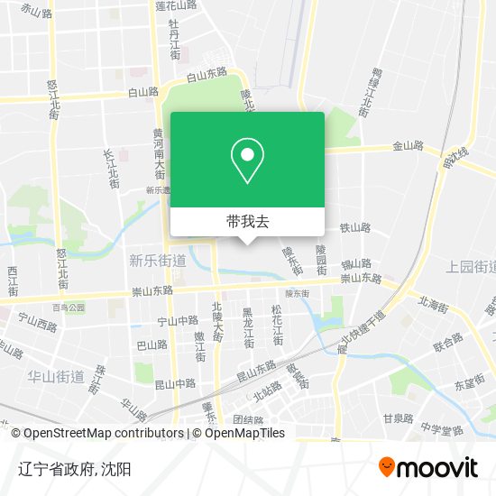 辽宁省政府地图
