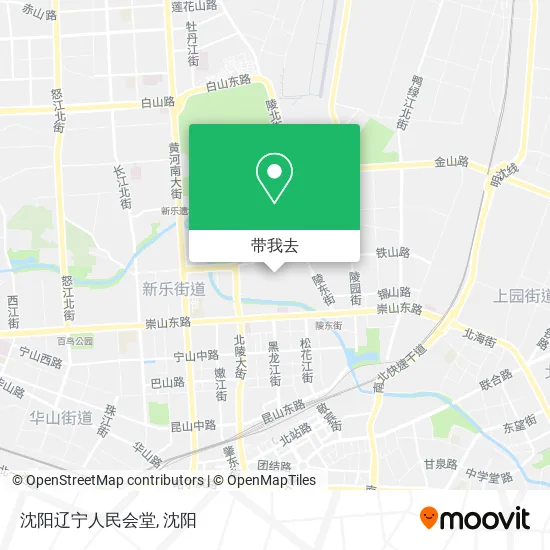 沈阳辽宁人民会堂地图