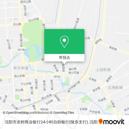 沈阳市农村商业银行24小时自助银行(陵东支行)地图