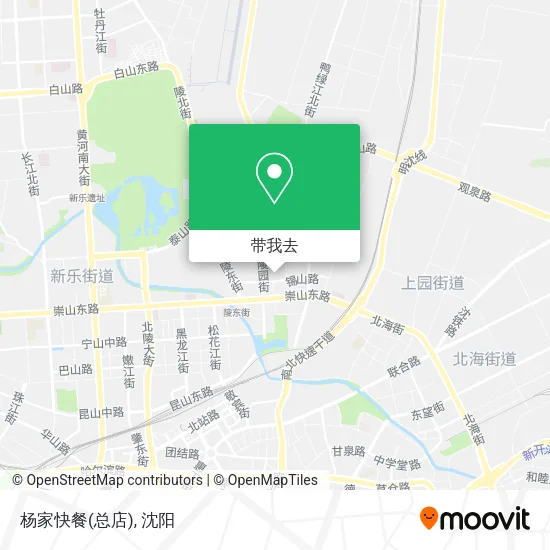 杨家快餐(总店)地图
