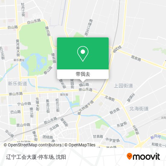 辽宁工会大厦-停车场地图