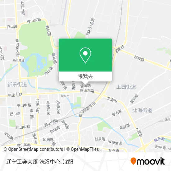 辽宁工会大厦-洗浴中心地图