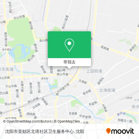 沈阳市皇姑区北塔社区卫生服务中心地图