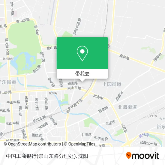中国工商银行(崇山东路分理处)地图