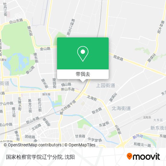 国家检察官学院辽宁分院地图