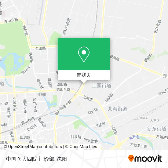 中国医大四院-门诊部地图