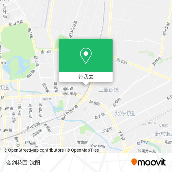 金剑花园地图
