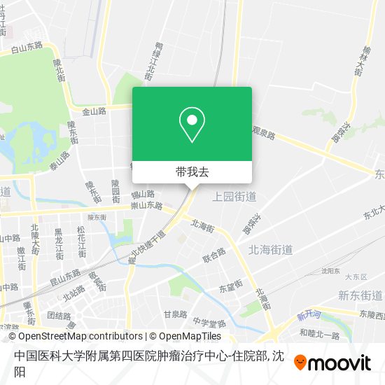 中国医科大学附属第四医院肿瘤治疗中心-住院部地图