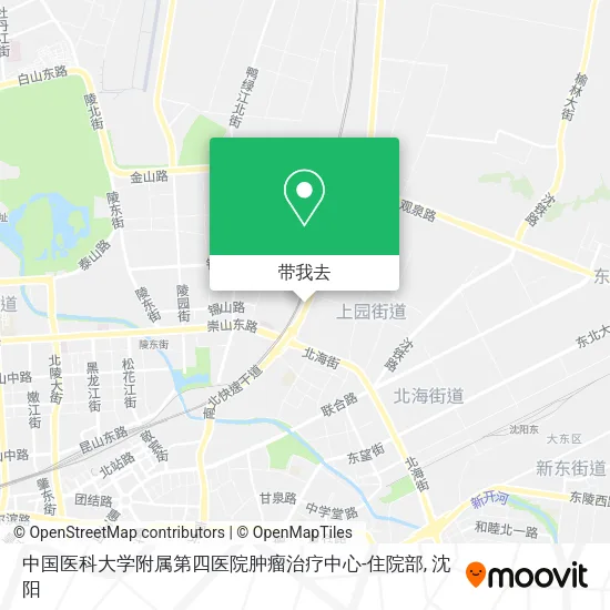 中国医科大学附属第四医院肿瘤治疗中心-住院部地图