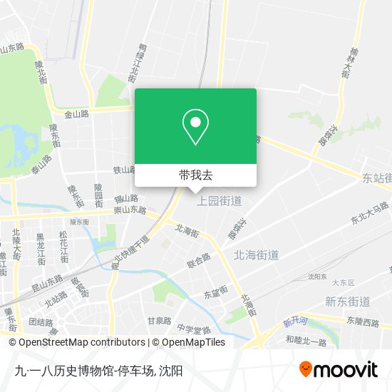 九·一八历史博物馆-停车场地图