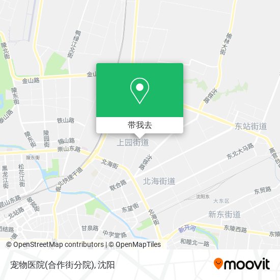 宠物医院(合作街分院)地图