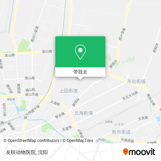 友联动物医院地图