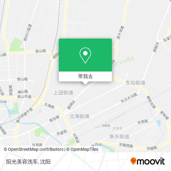 阳光美容洗车地图
