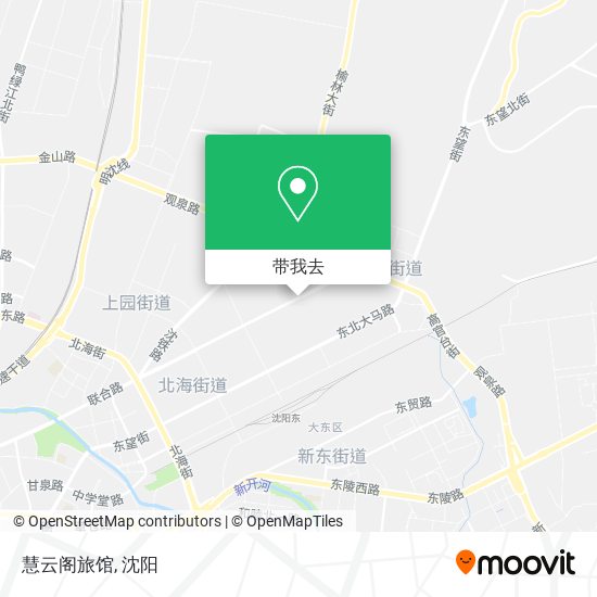 慧云阁旅馆地图