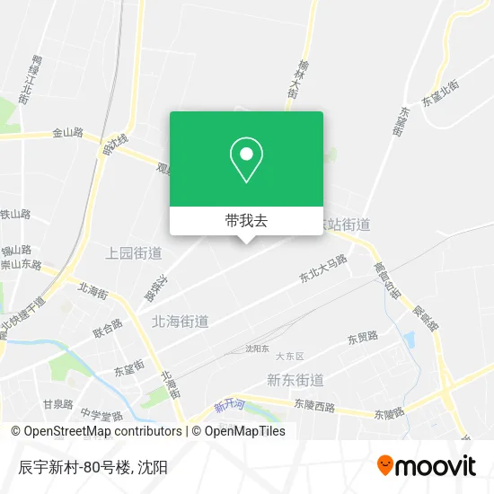 辰宇新村-80号楼地图