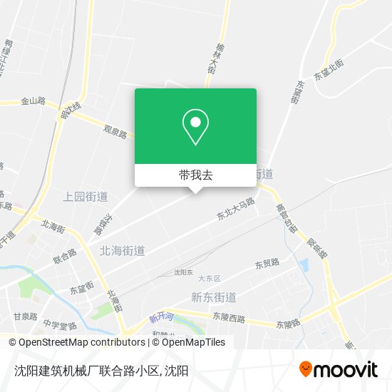 沈阳建筑机械厂联合路小区地图