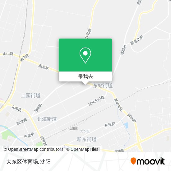 大东区体育场地图