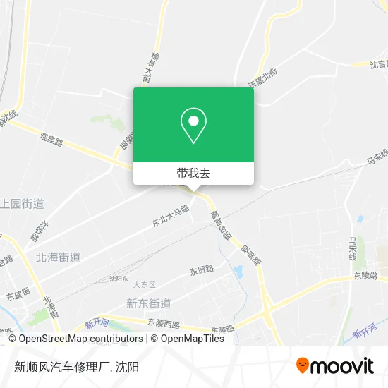 新顺风汽车修理厂地图