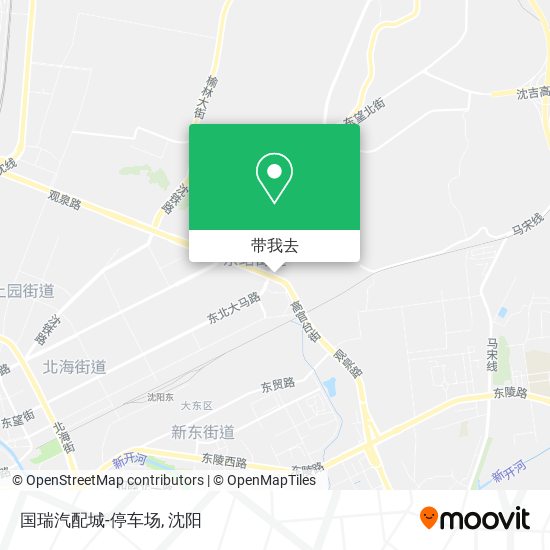 国瑞汽配城-停车场地图
