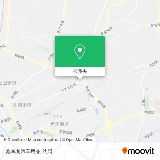 鑫威龙汽车用品地图