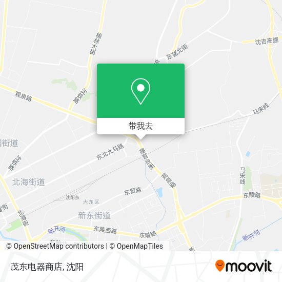 茂东电器商店地图
