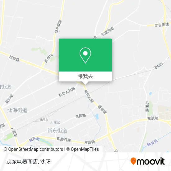茂东电器商店地图