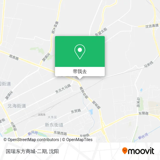 国瑞东方商城-二期地图