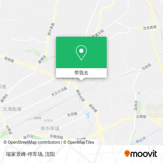 瑞家景峰-停车场地图