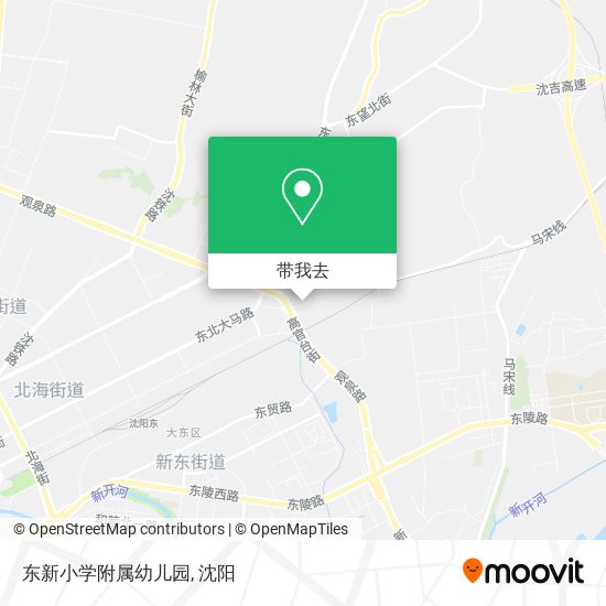 东新小学附属幼儿园地图