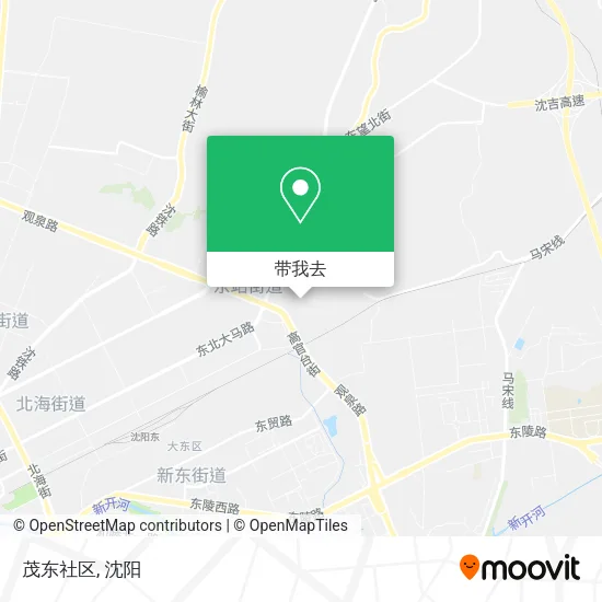 茂东社区地图