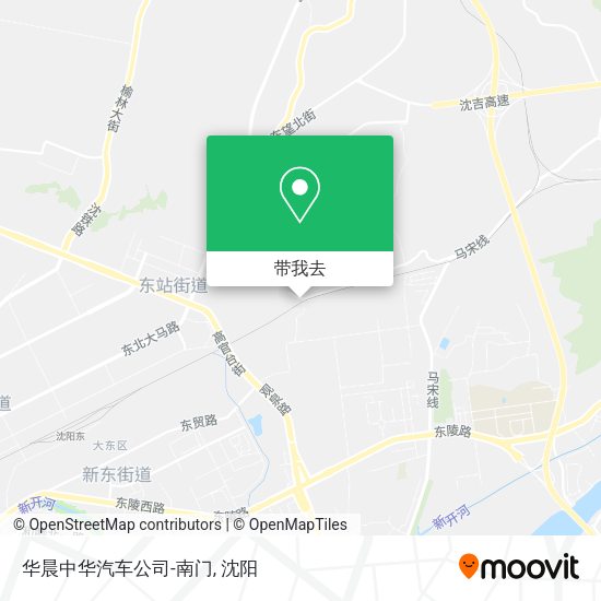 华晨中华汽车公司-南门地图