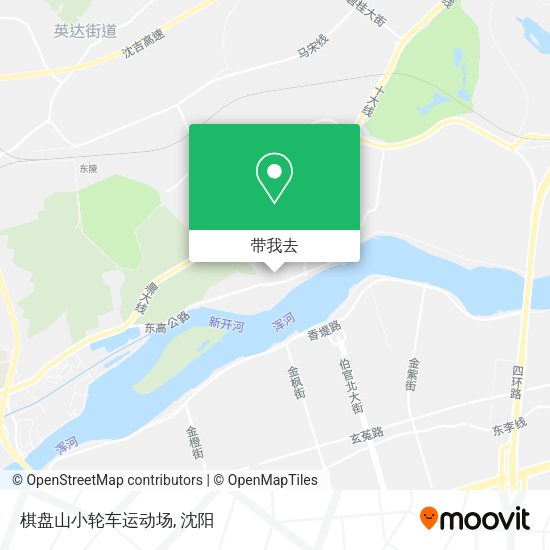 棋盘山小轮车运动场地图