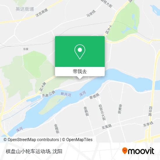 棋盘山小轮车运动场地图