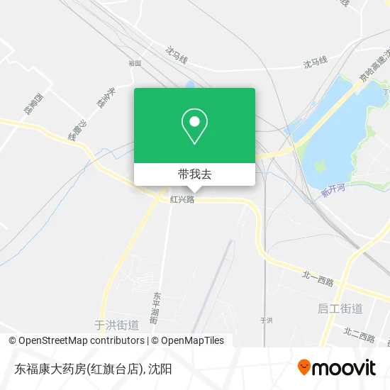 东福康大药房(红旗台店)地图