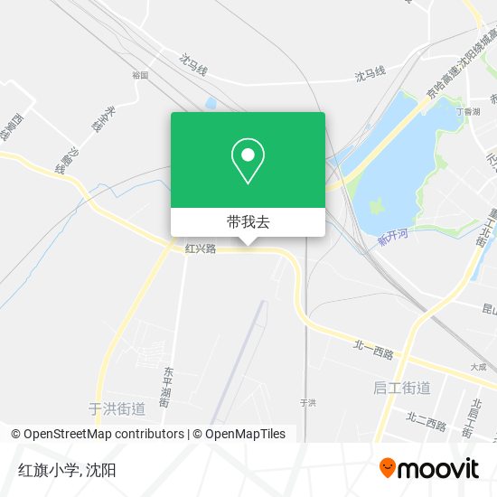 红旗小学地图