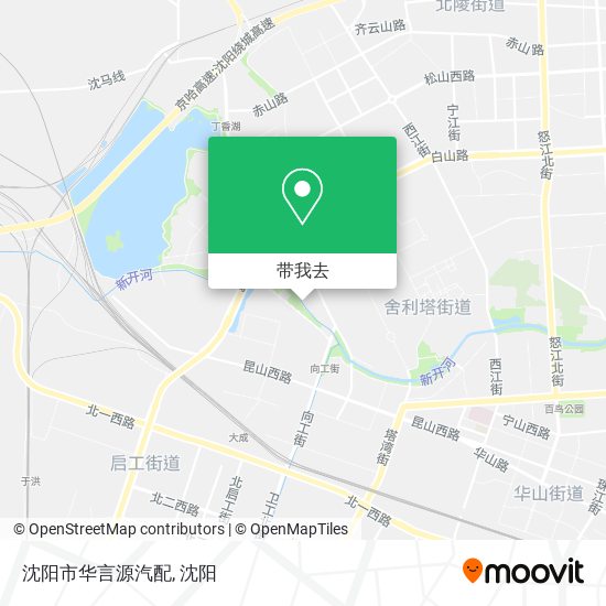 沈阳市华言源汽配地图