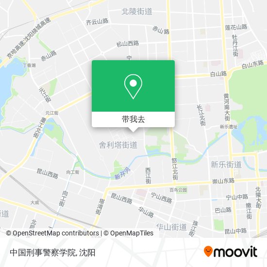中国刑事警察学院地图