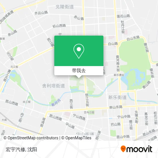 宏宇汽修地图