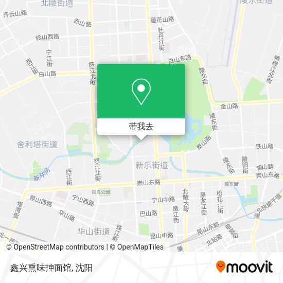 鑫兴熏味抻面馆地图
